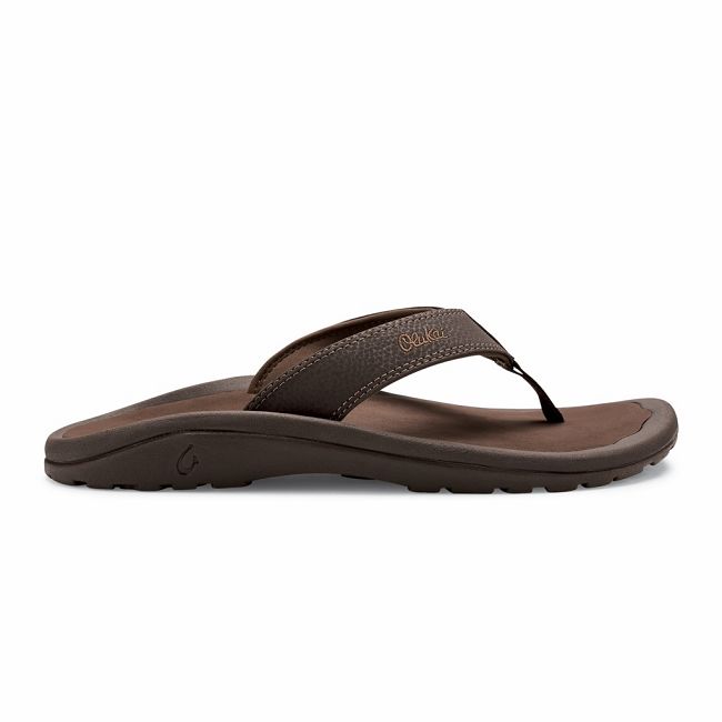 Sandalias Olukai ‘Ohana - Chanclas Hombre Cafes 20382-016